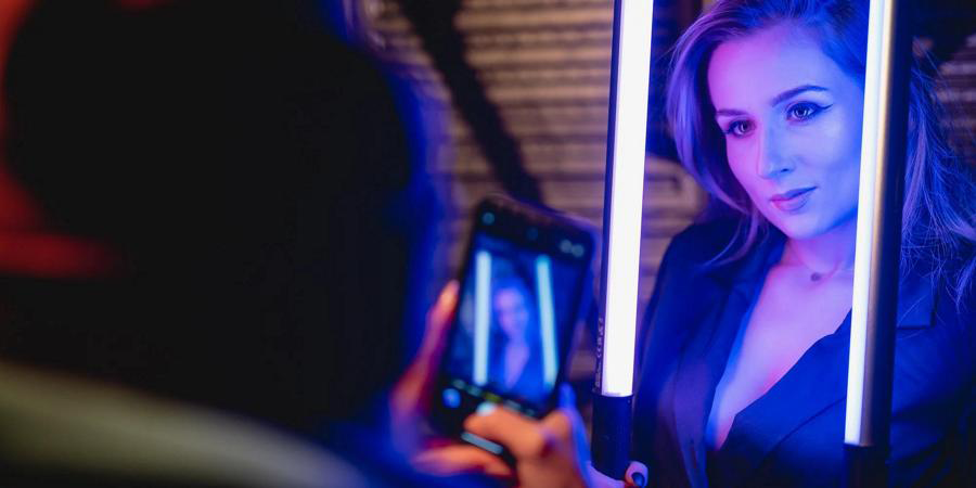 Lampa LED Newell RGB Kathi 